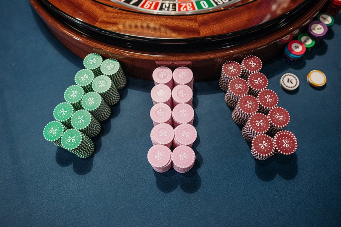 roulette and chips